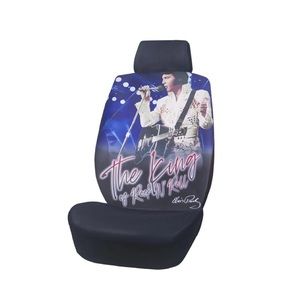 Blue black Elvis Presley car seat cover